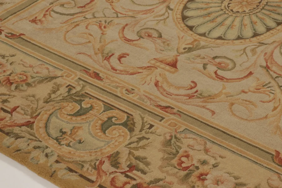 Antique French Aubusson Rug