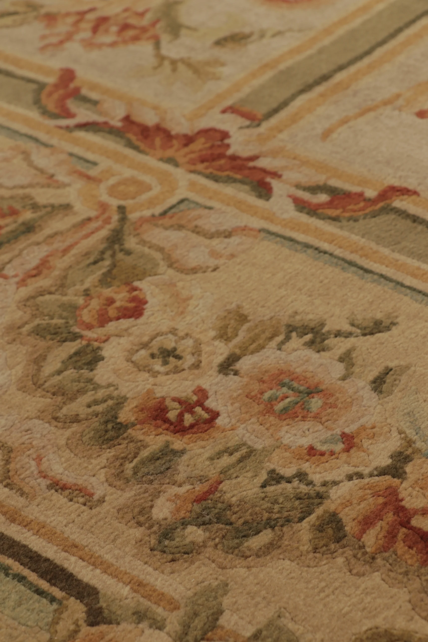 Antique French Aubusson Rug