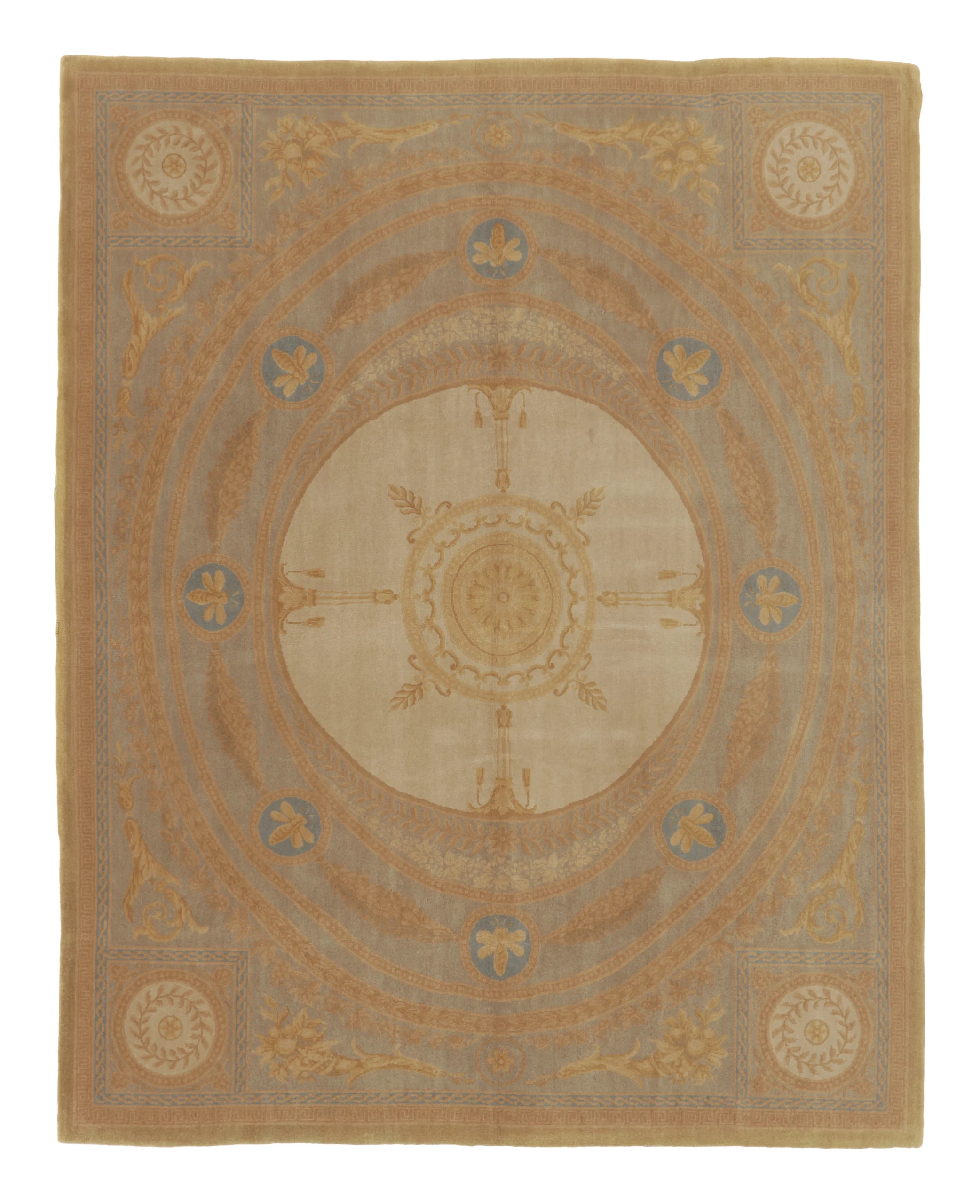 Antique French Aubusson Rug