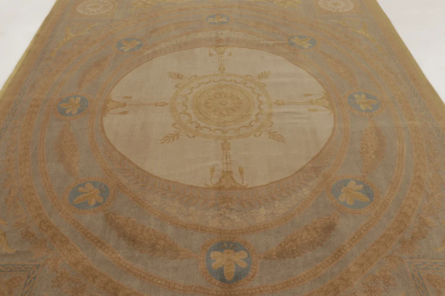 Antique French Aubusson Rug