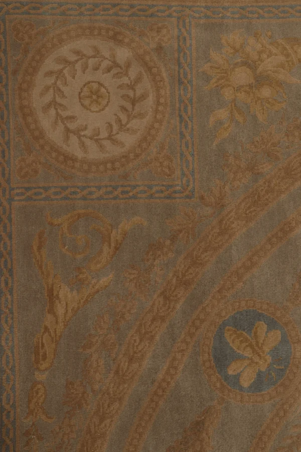 Antique French Aubusson Rug
