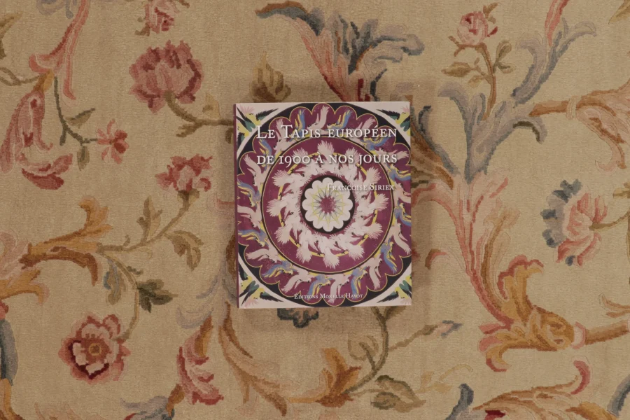 Antique French Aubusson Needlepoint Rug