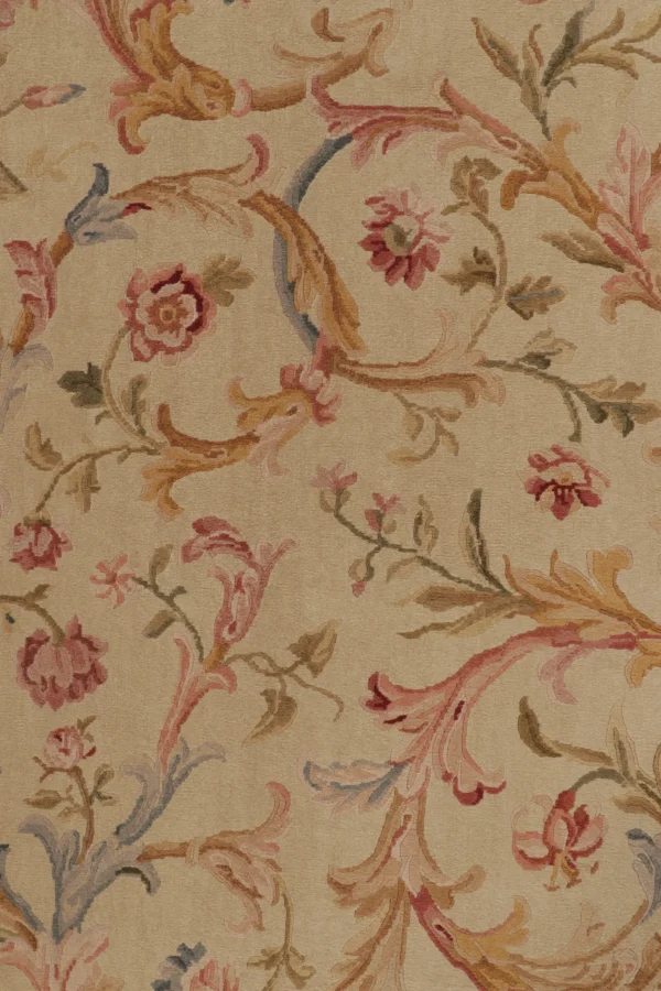 Antique French Aubusson Needlepoint Rug