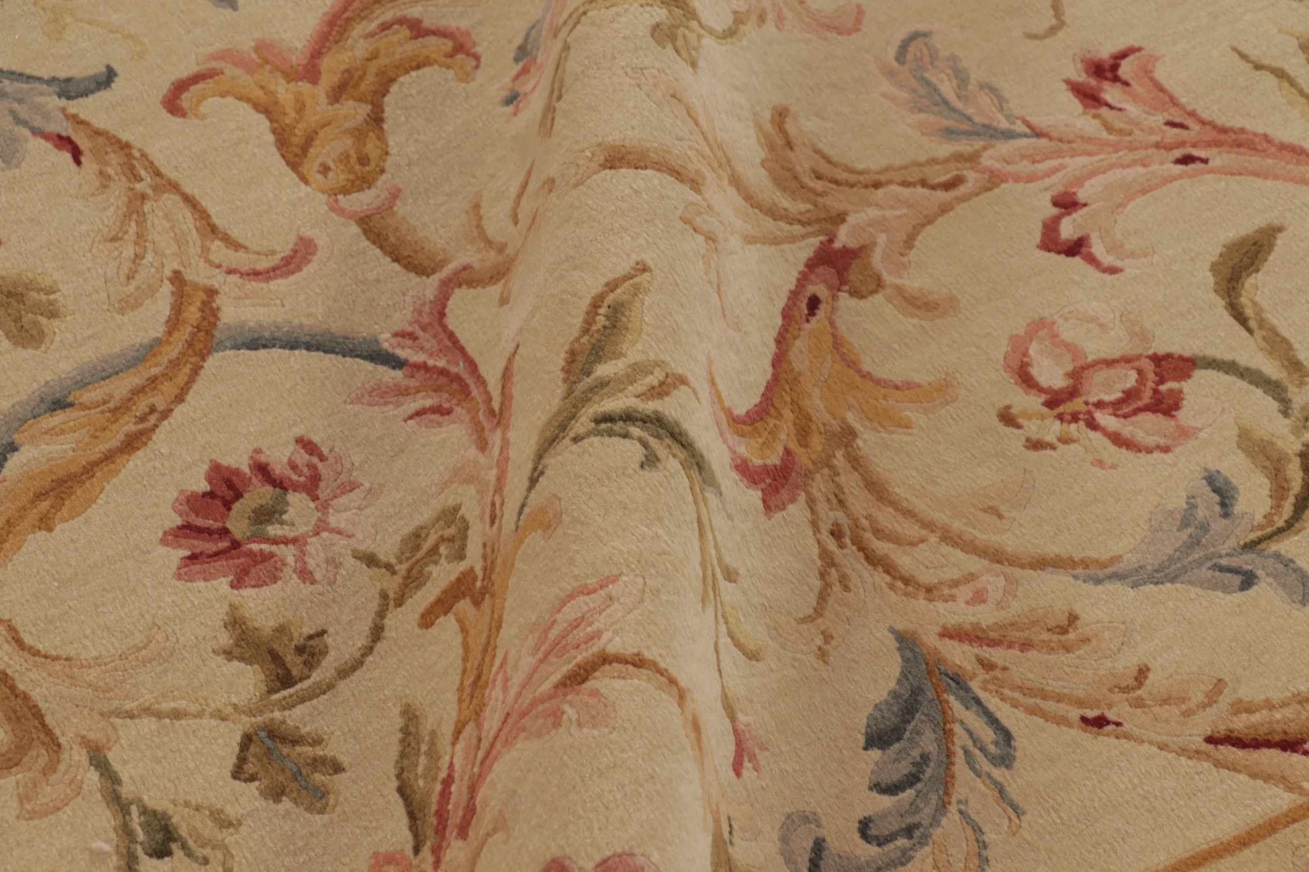 Antique French Aubusson Needlepoint Rug