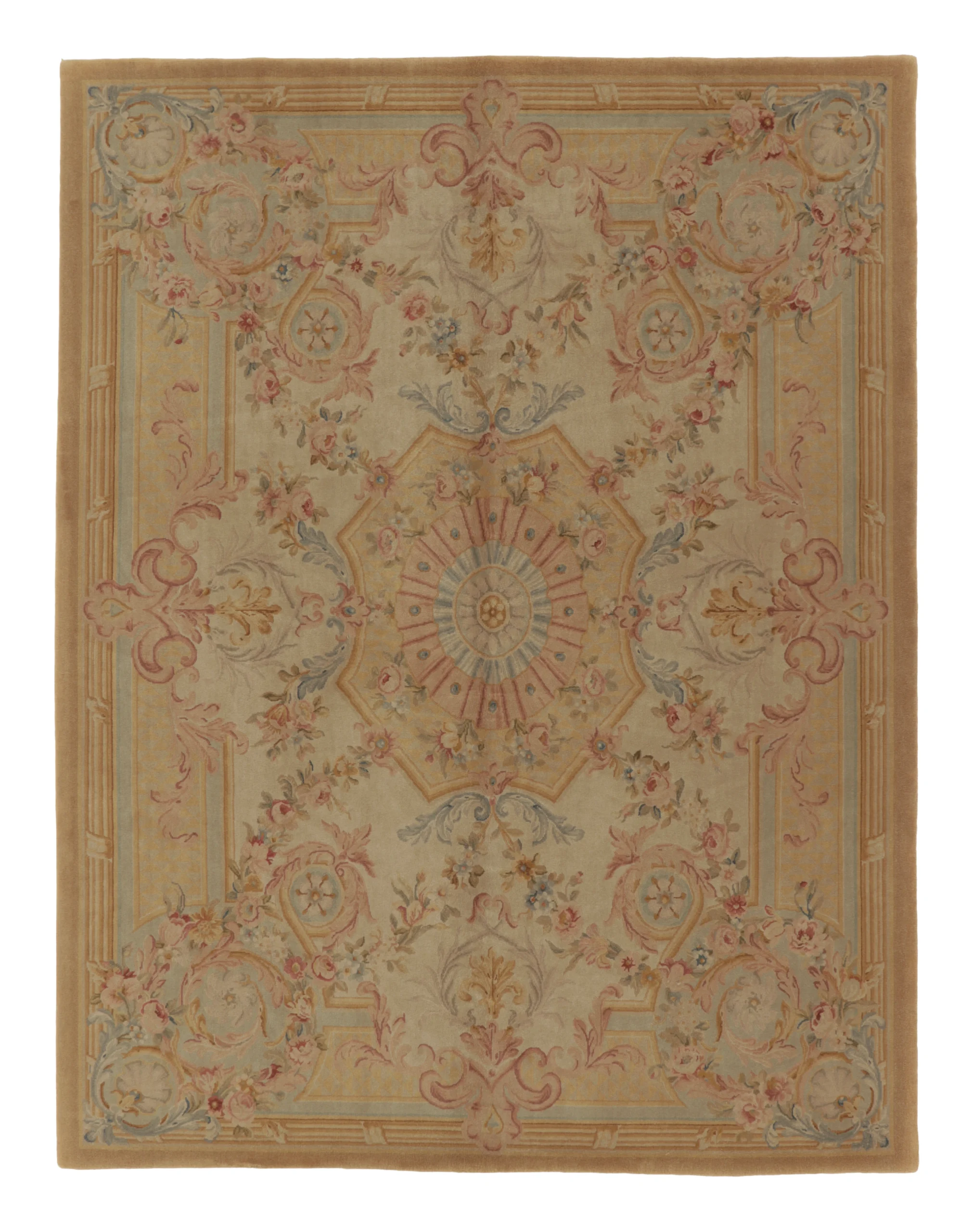 Antique French Aubusson Rug