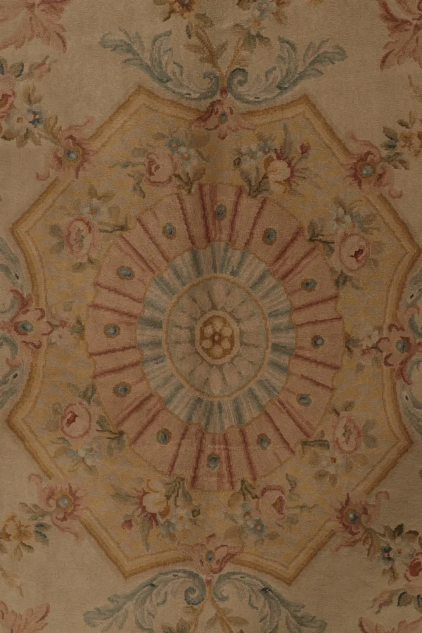 Antique French Aubusson Rug