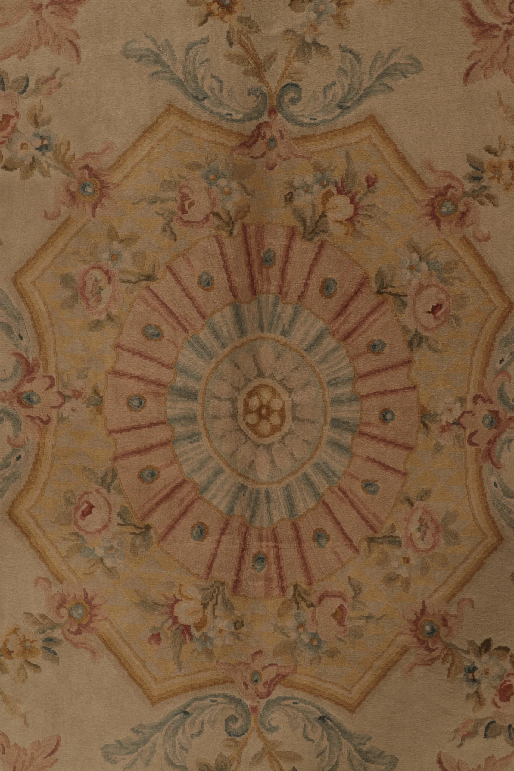 Antique French Aubusson Rug
