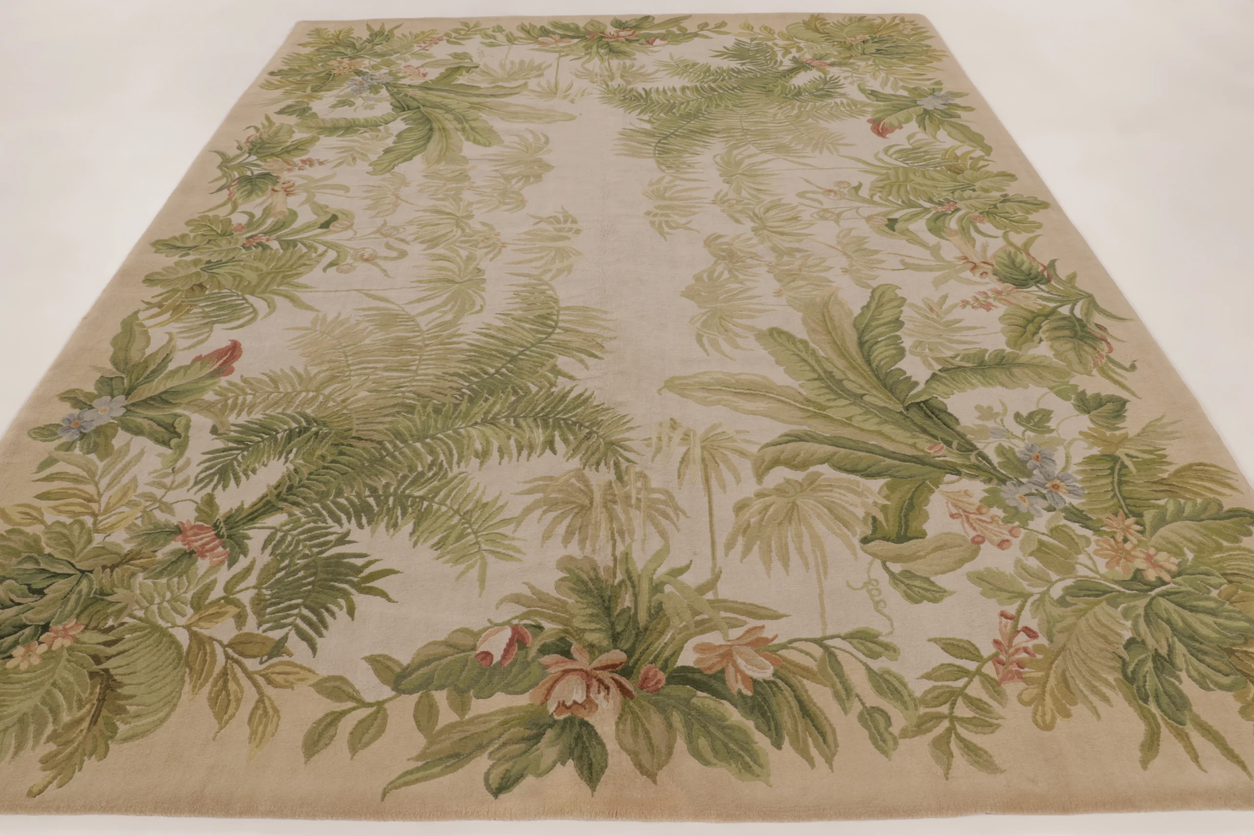 Antique French Aubusson Rug