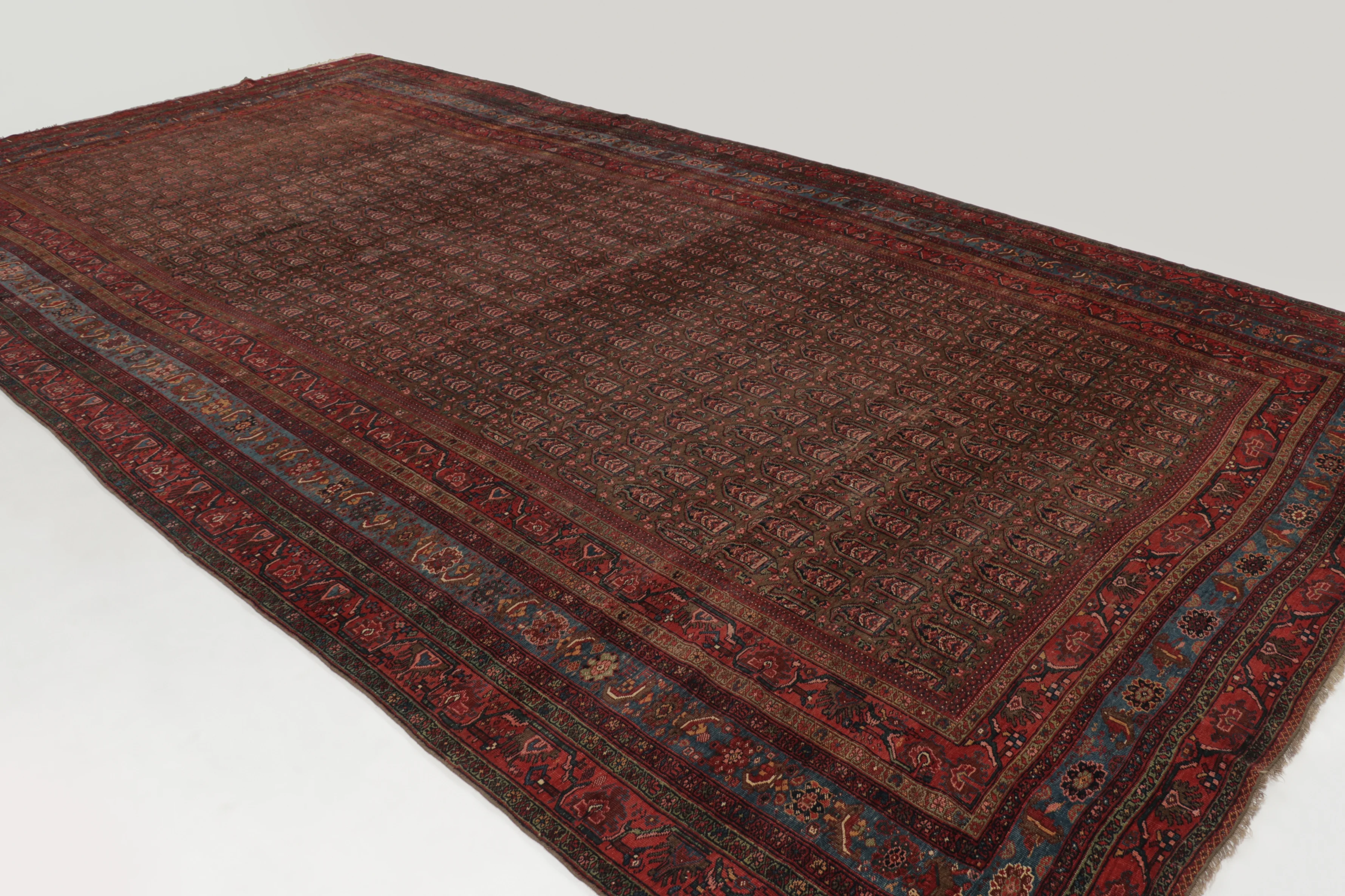Oversized Antique Persian Bidjar Rug