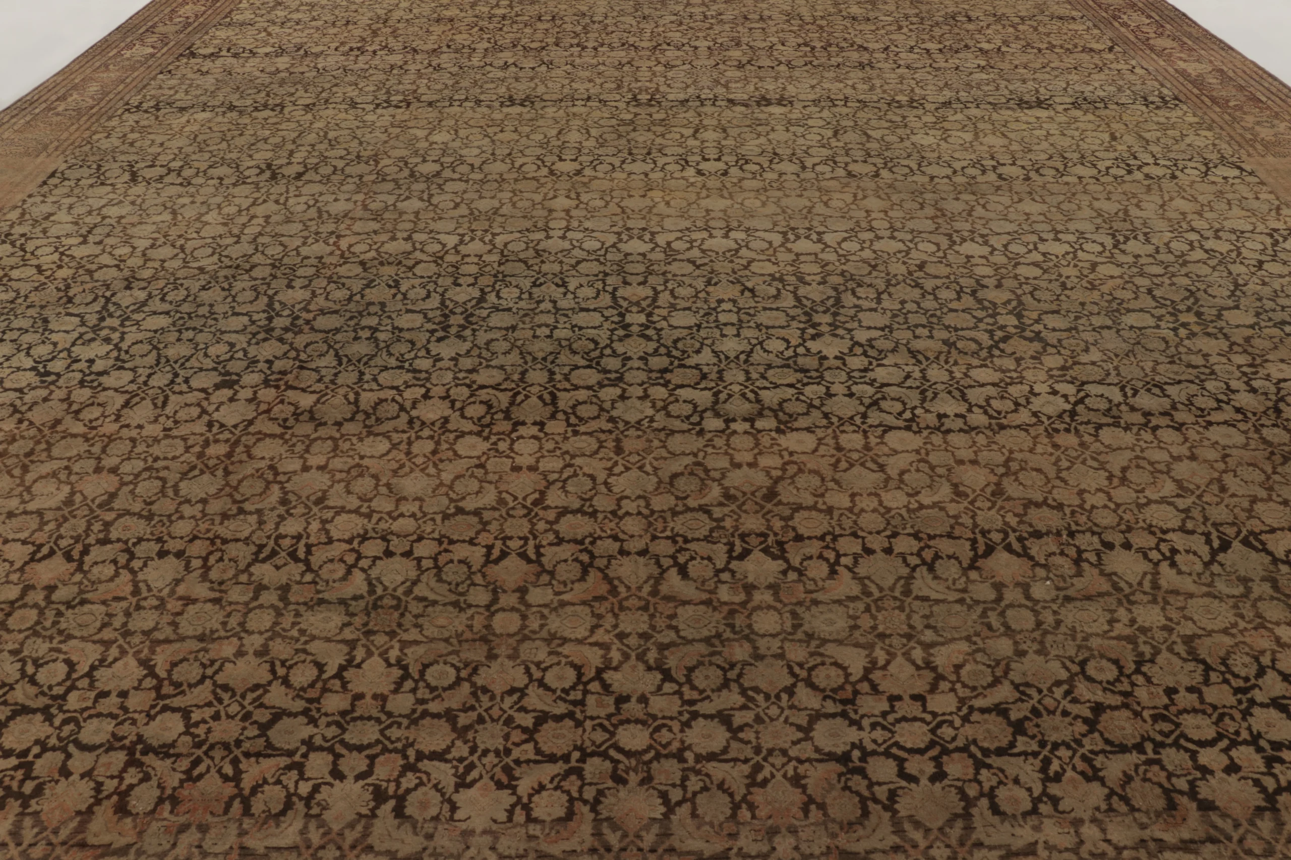 Oversized Antique Agra Rug