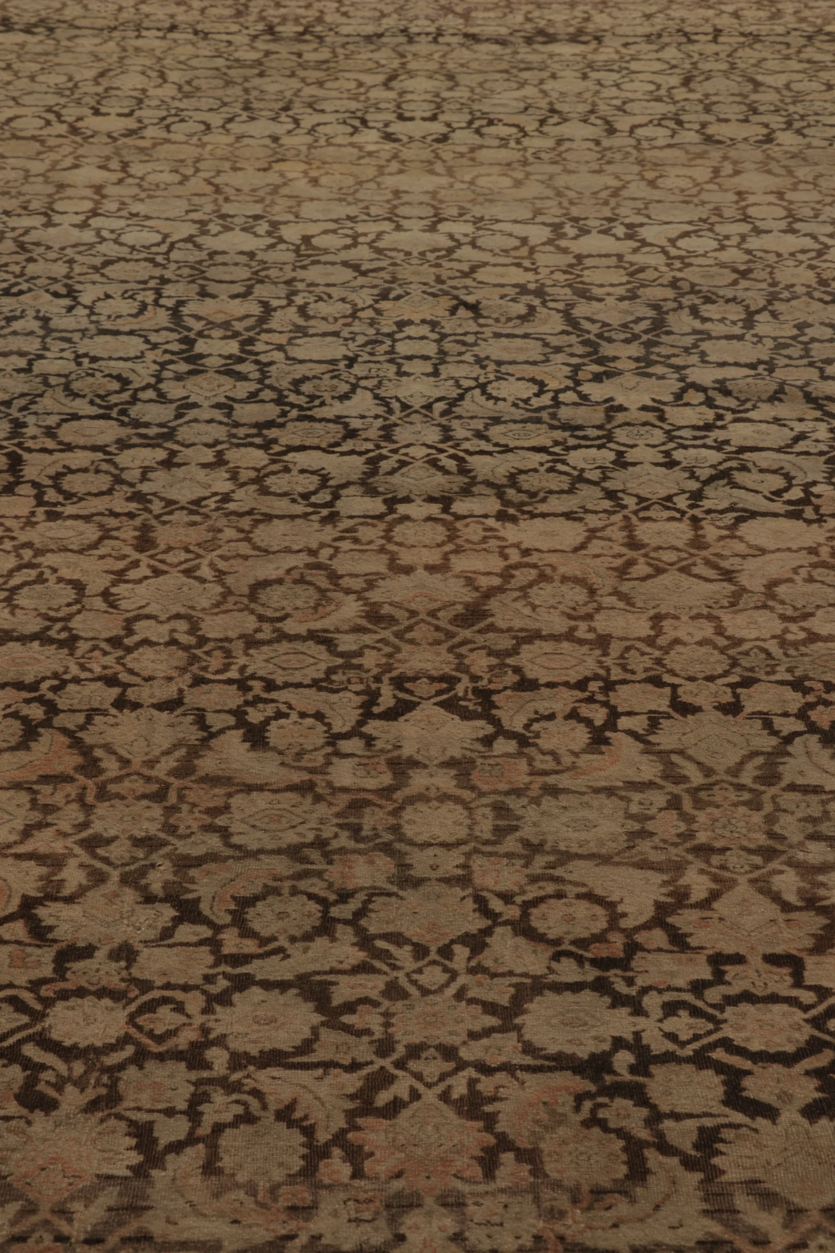 Oversized Antique Agra Rug