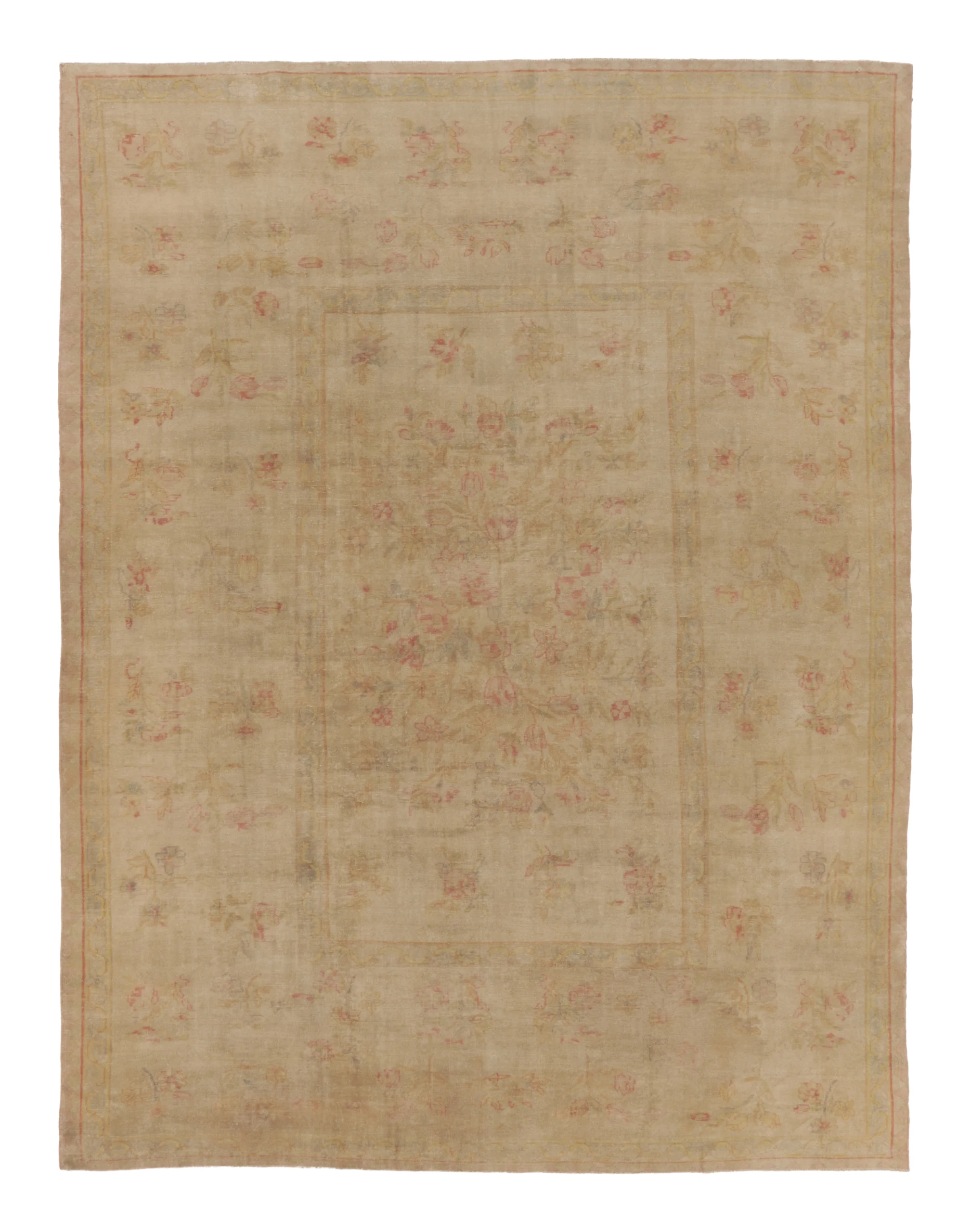 Contemporary Aubusson Style Rug