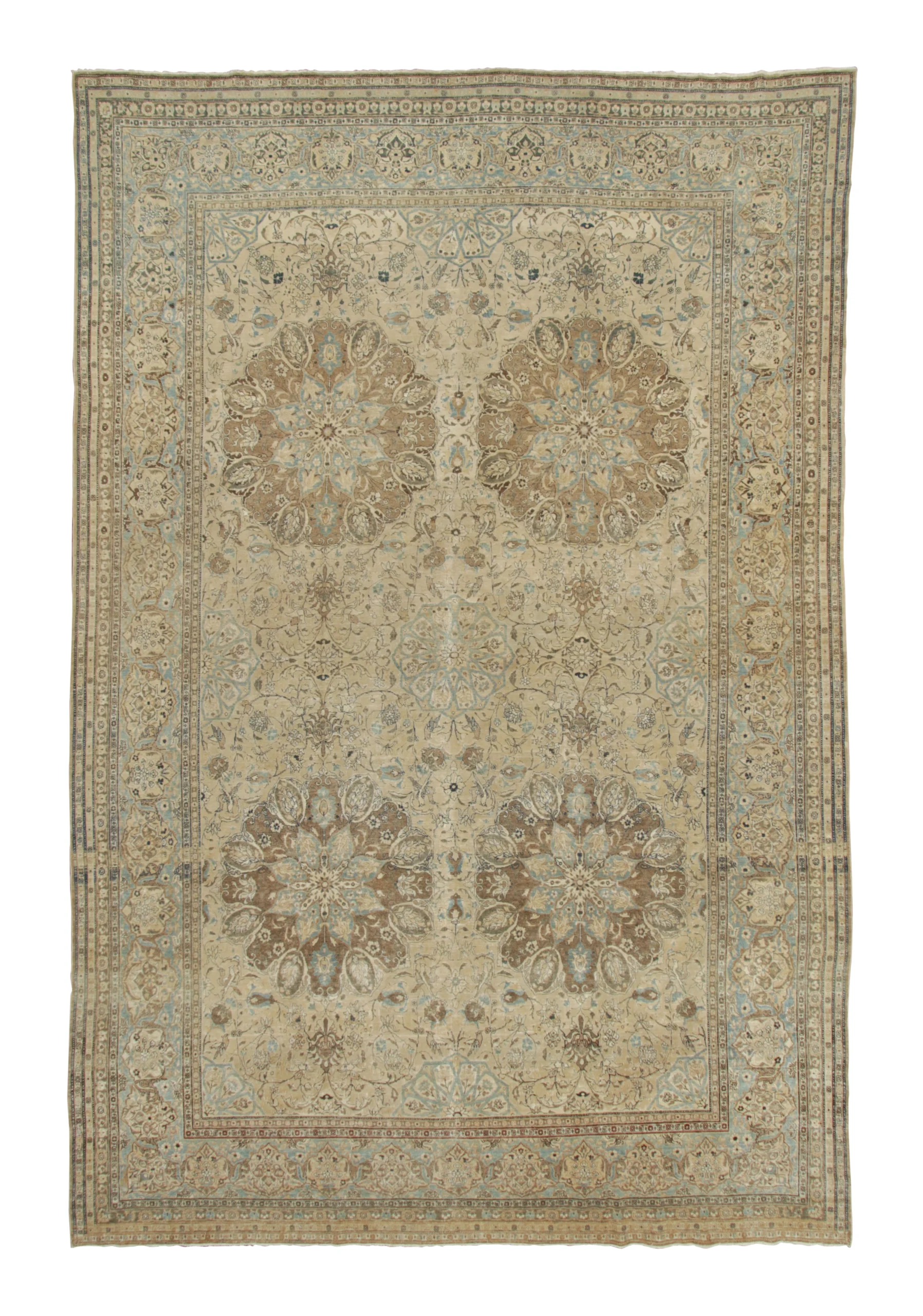 Oversized Antique Tabriz Persian Rug