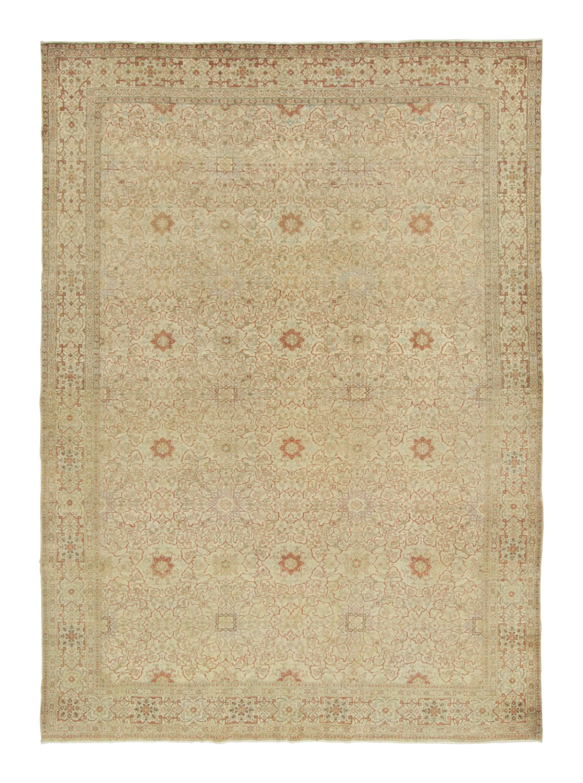 Antique Persian Tabriz Rug