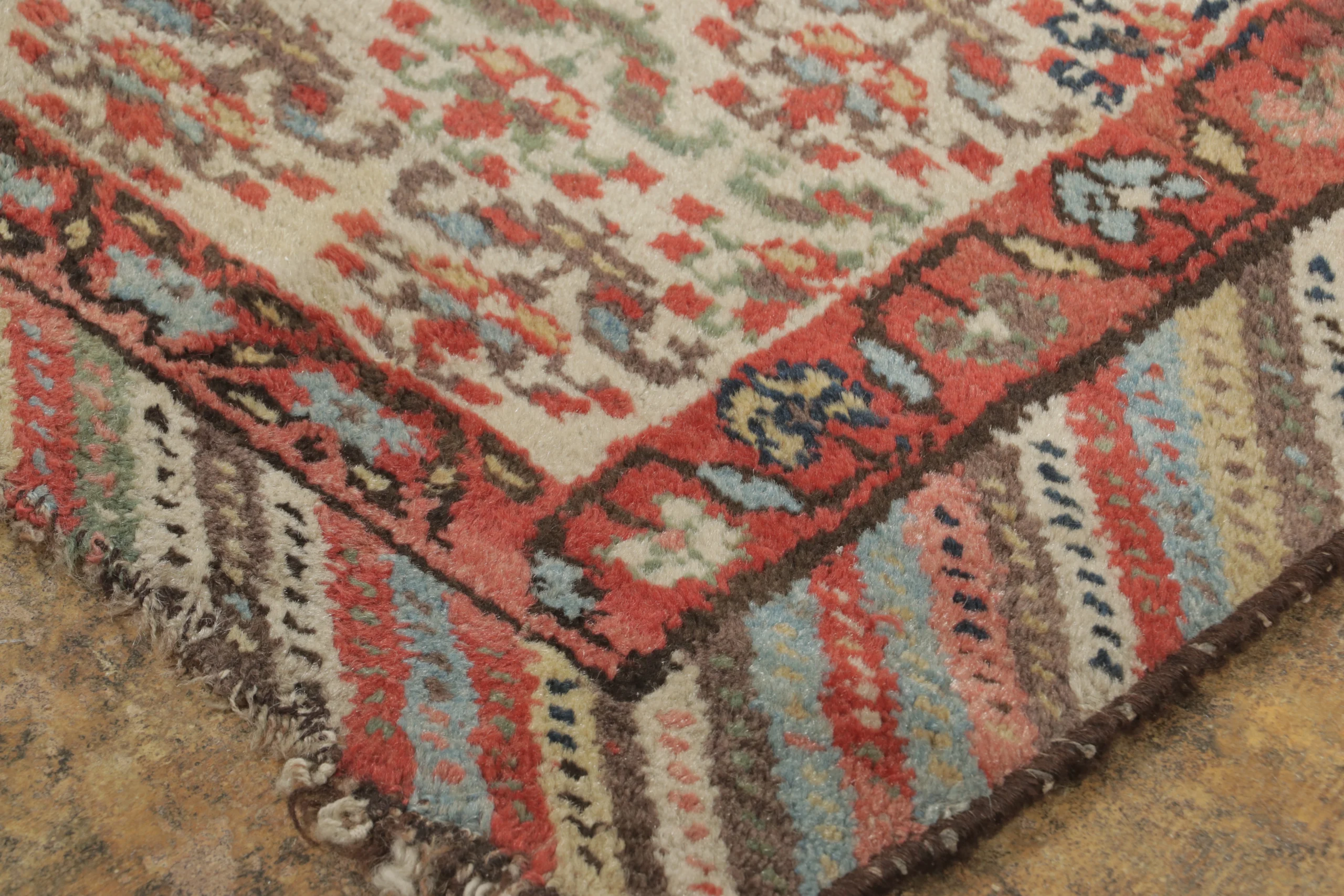 Antique Kurdish Extra-Long Runner