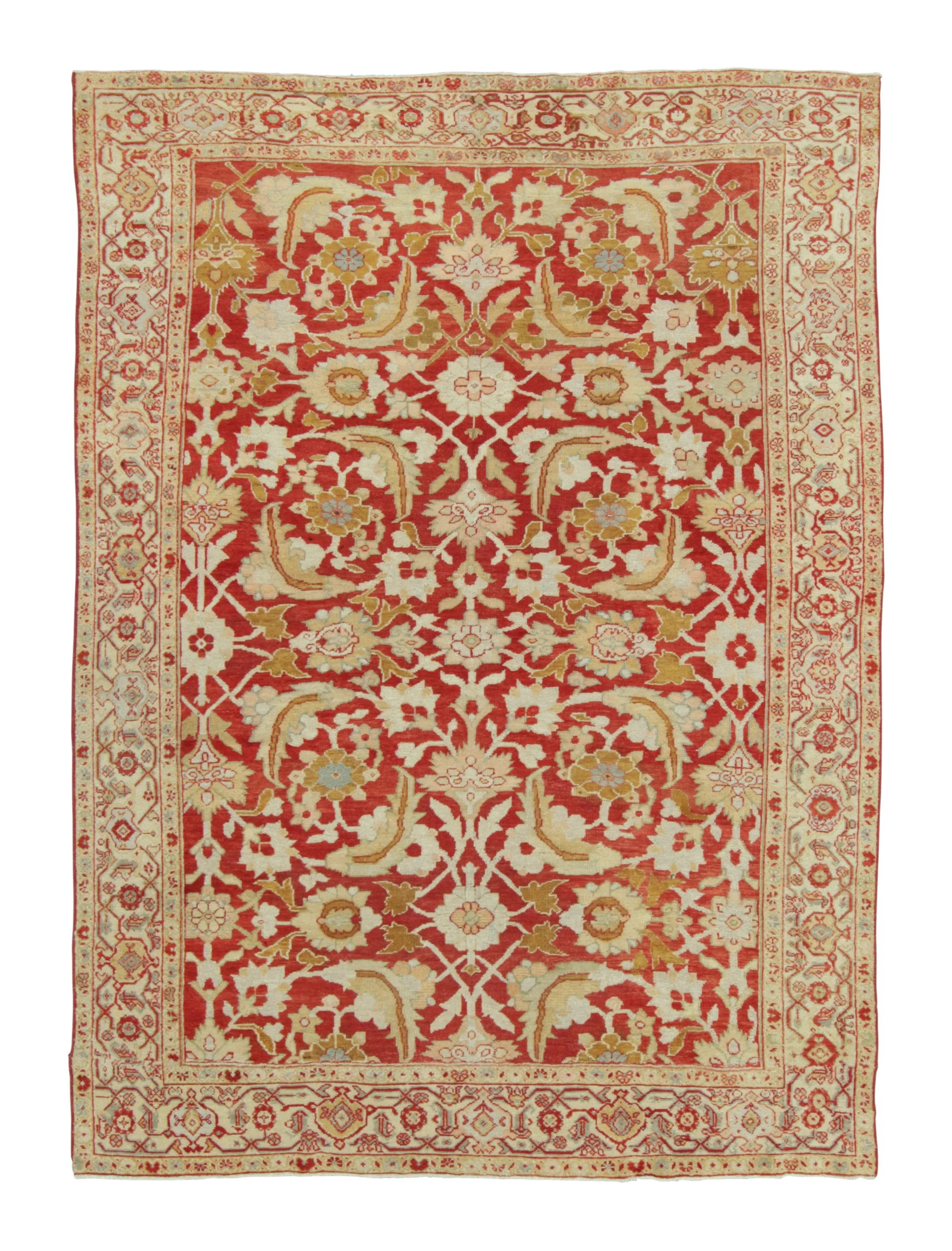 Antique Persian Mahal Rug