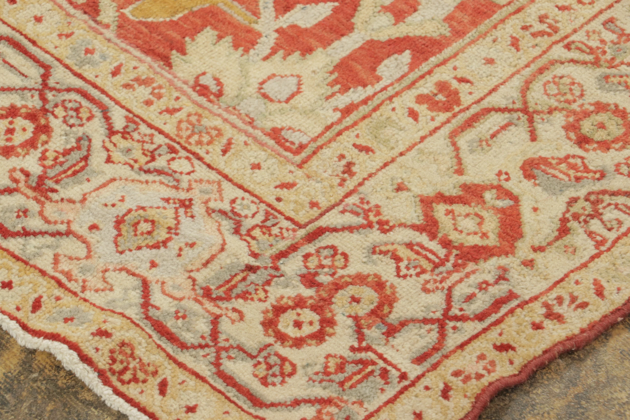 Antique Persian Mahal Rug