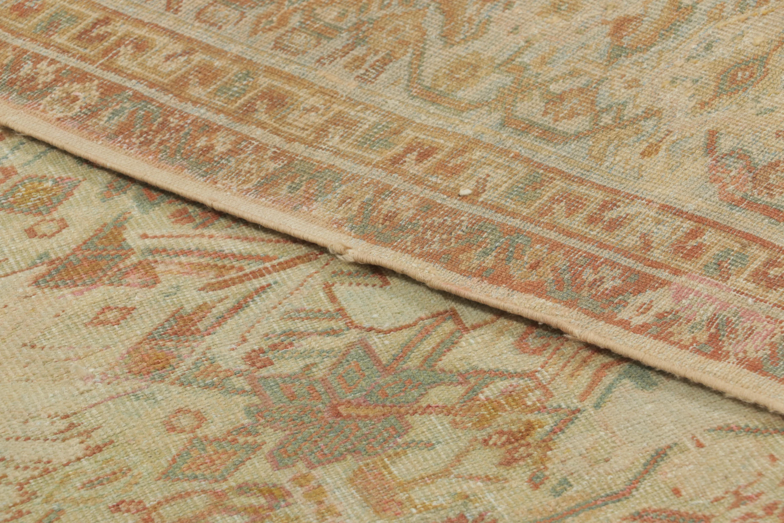 Oversized Antique Persian Mahal Rug