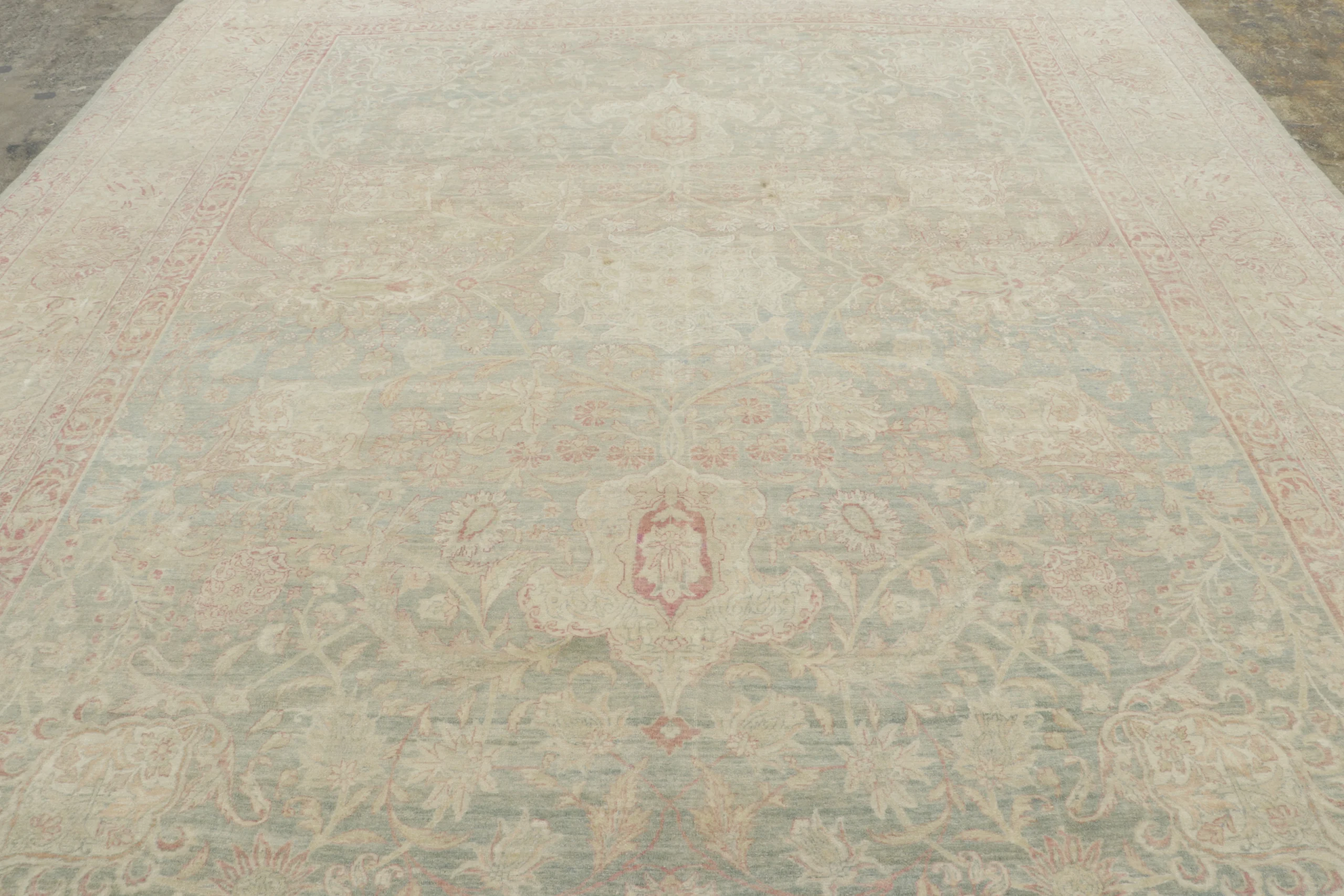 Oversized Antique Persian Kerman Rug