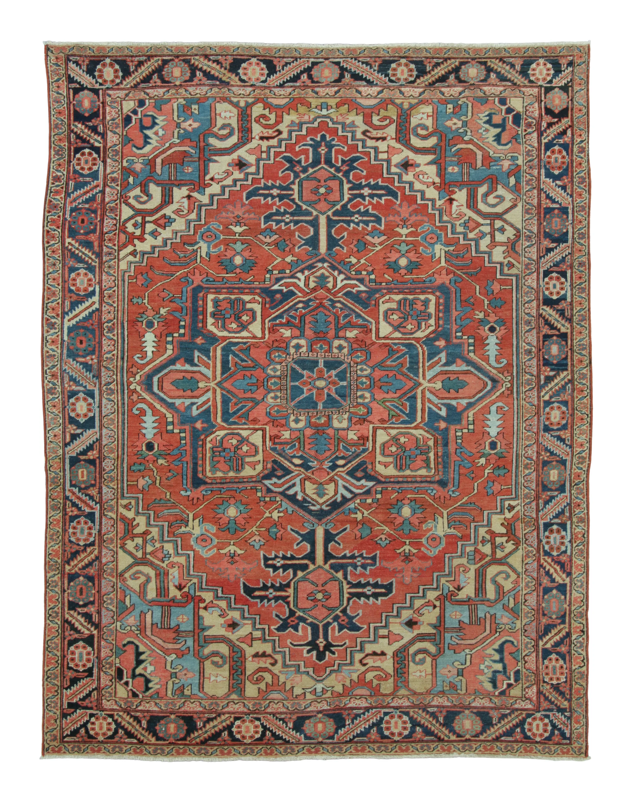 Antique Persian Heriz Rug