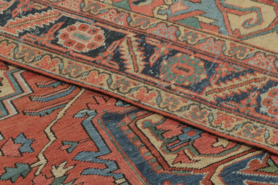 Antique Persian Heriz Rug