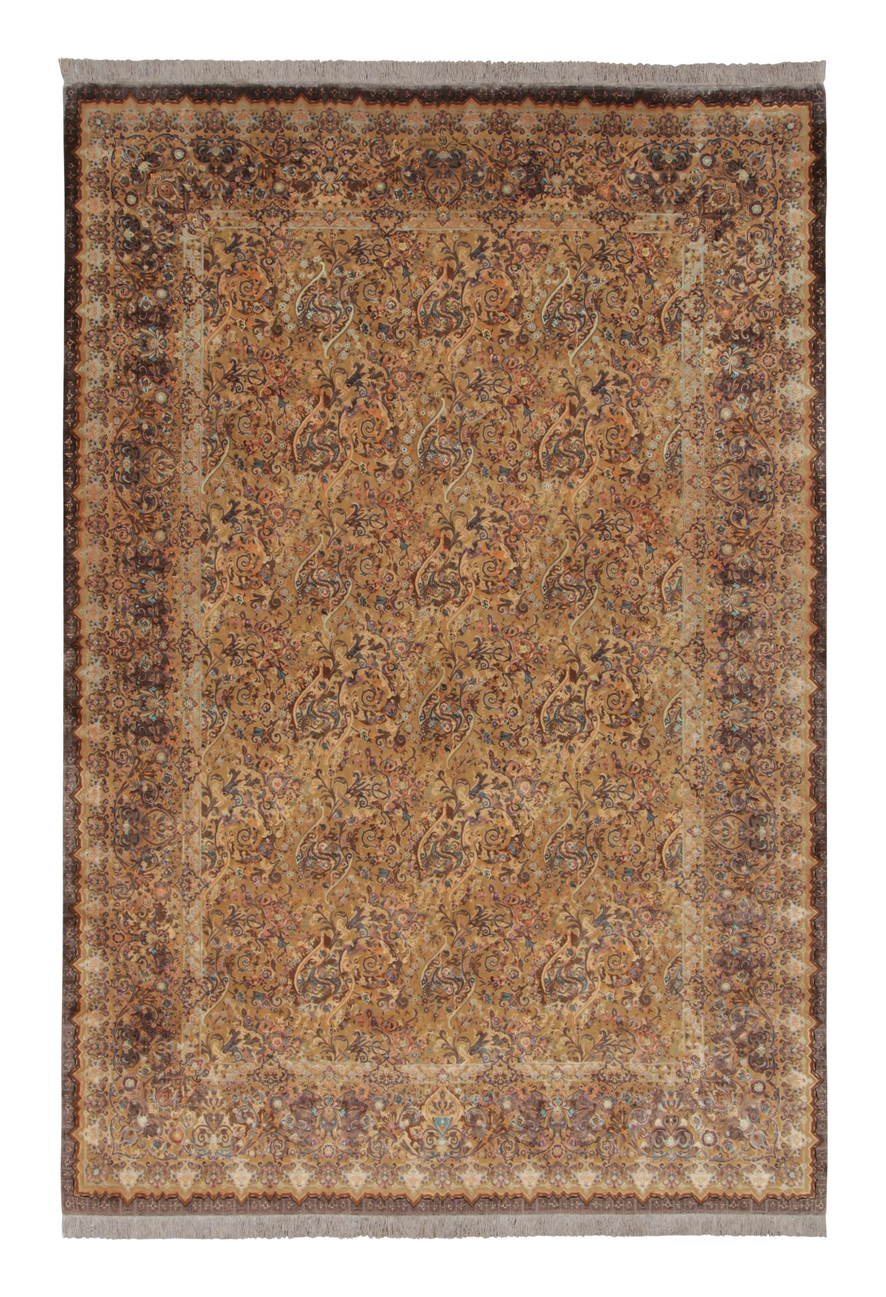 Modern Persian Floral Rug