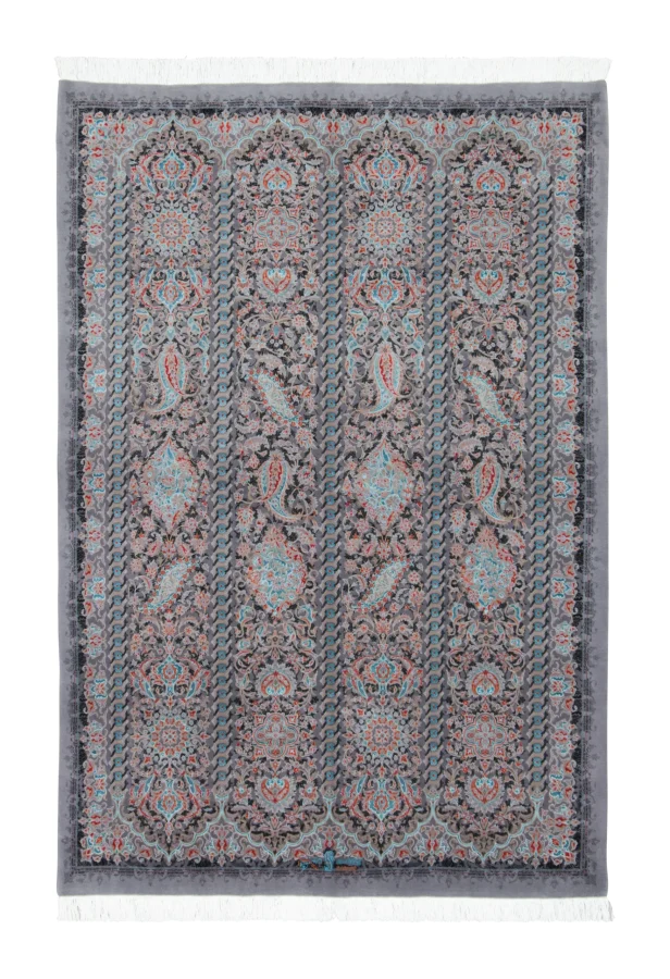 Rug & Kilim’s Contemporary Floral Rug with Dense Paisley Florals in Jewel Tones