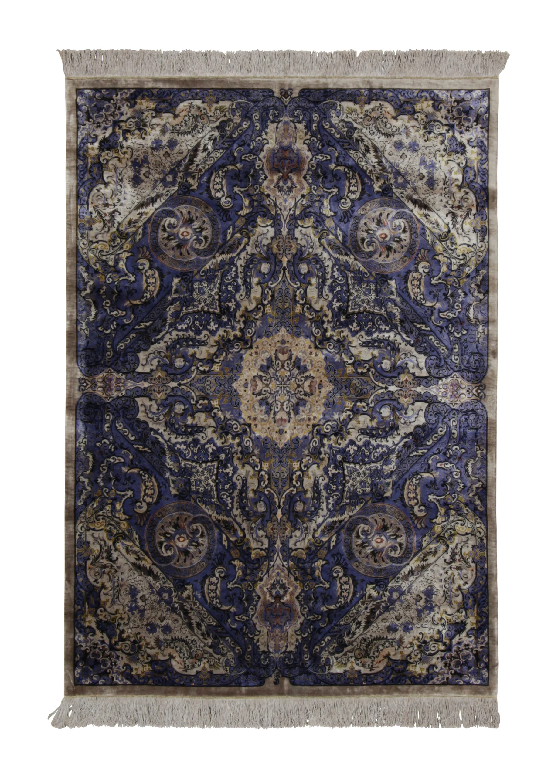 Modern Floral Medallion Rug