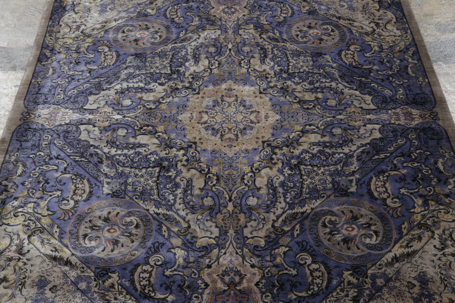 Modern Floral Medallion Rug
