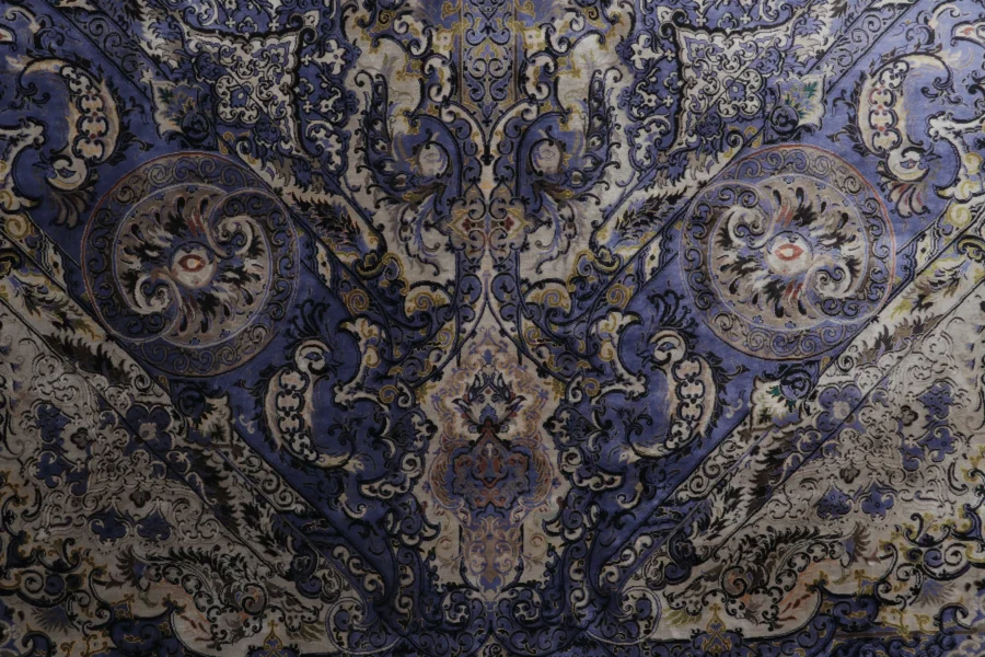 Modern Floral Medallion Rug