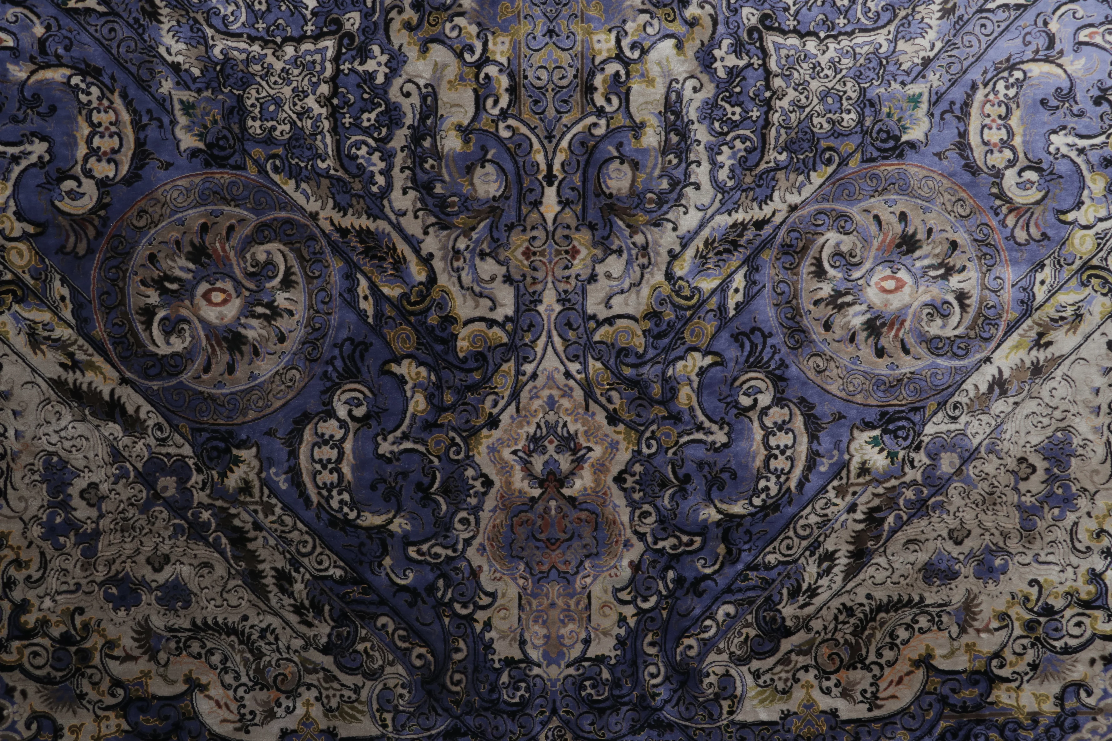 Modern Floral Medallion Rug