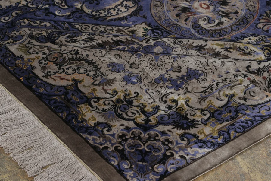 Modern Floral Medallion Rug