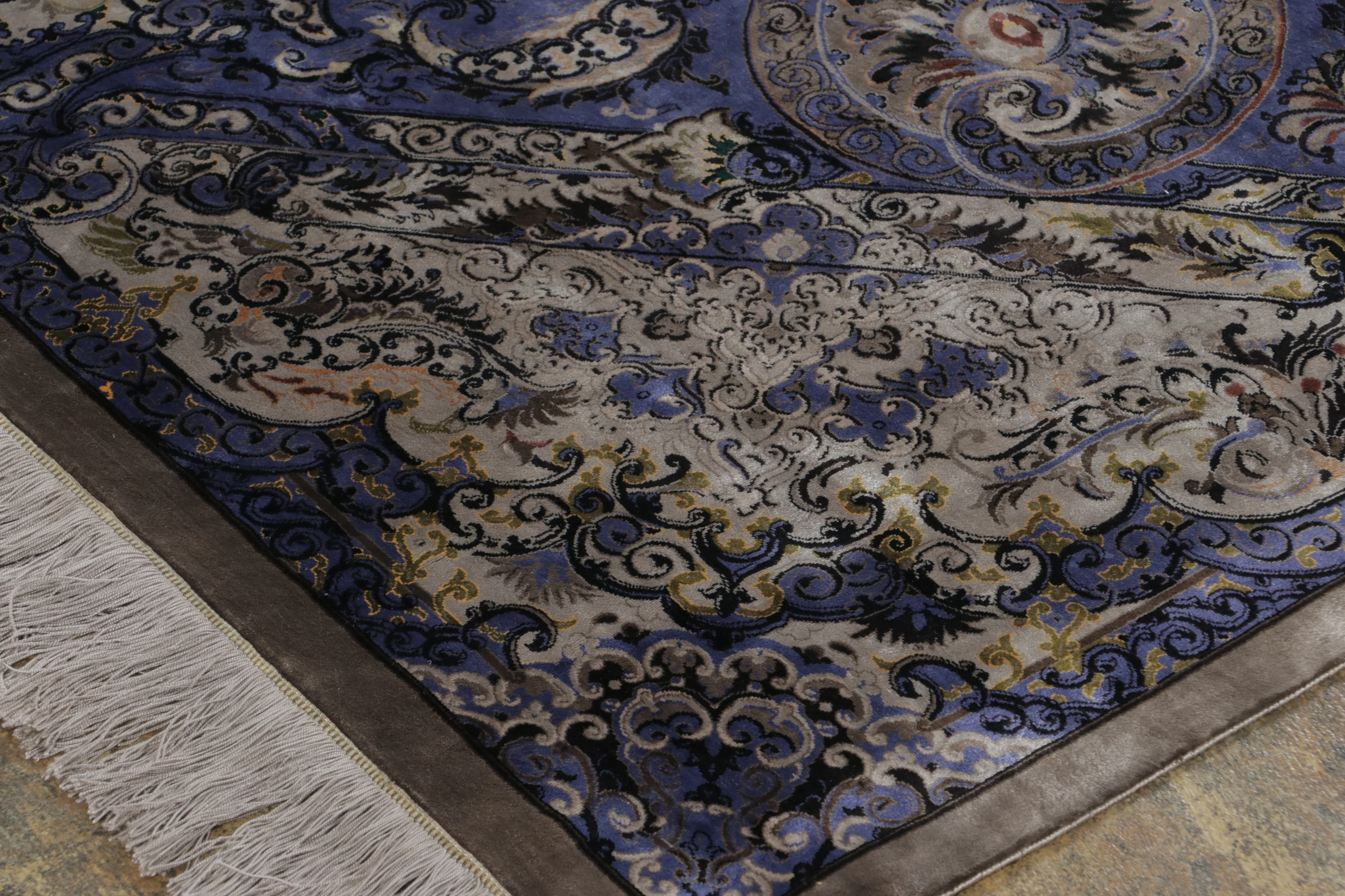 Modern Floral Medallion Rug