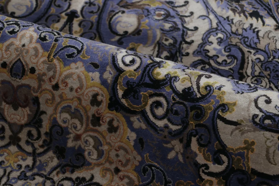 Modern Floral Medallion Rug