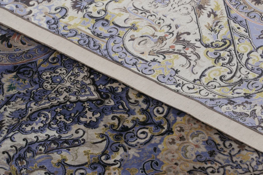Modern Floral Medallion Rug