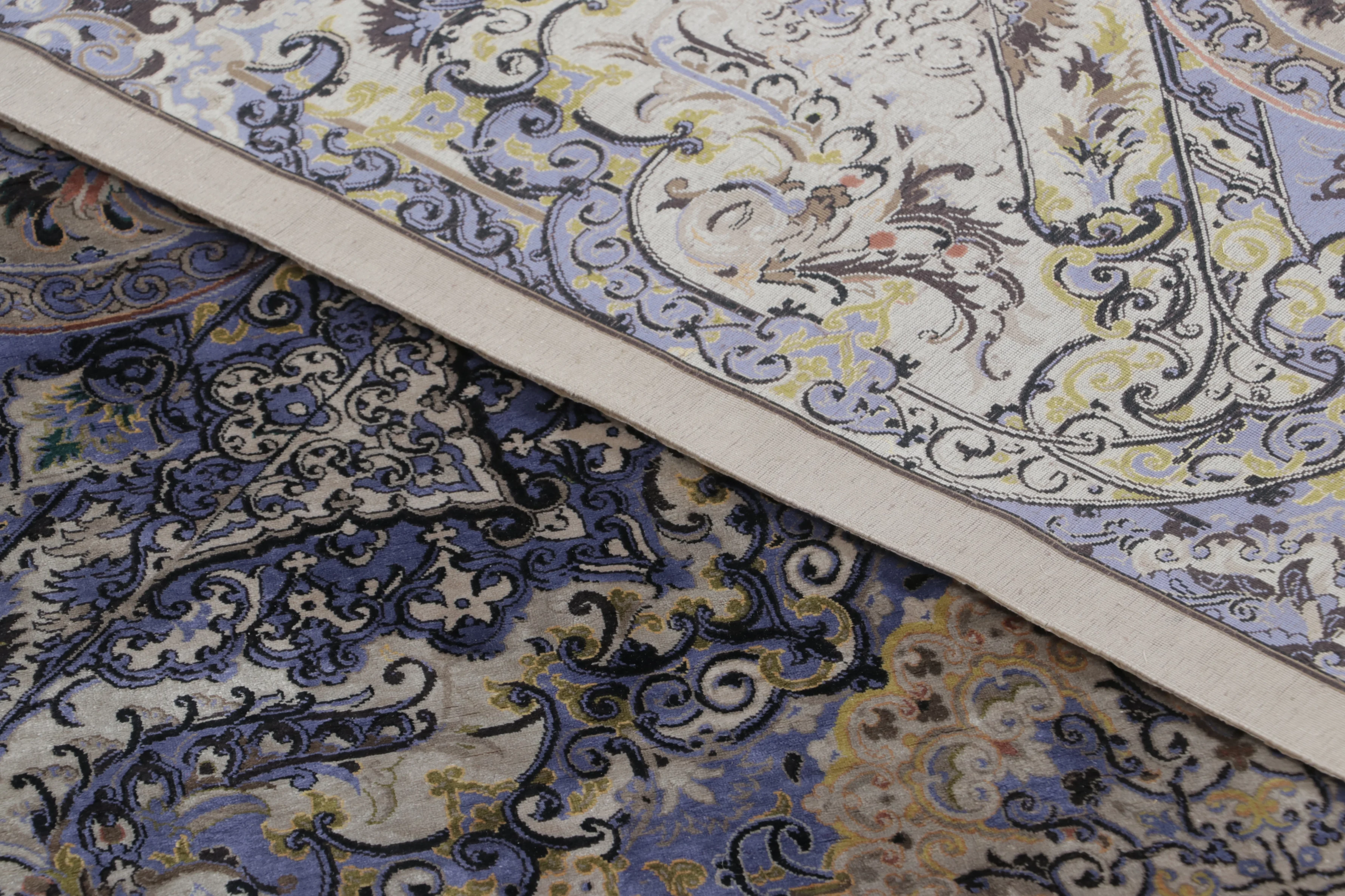 Modern Floral Medallion Rug