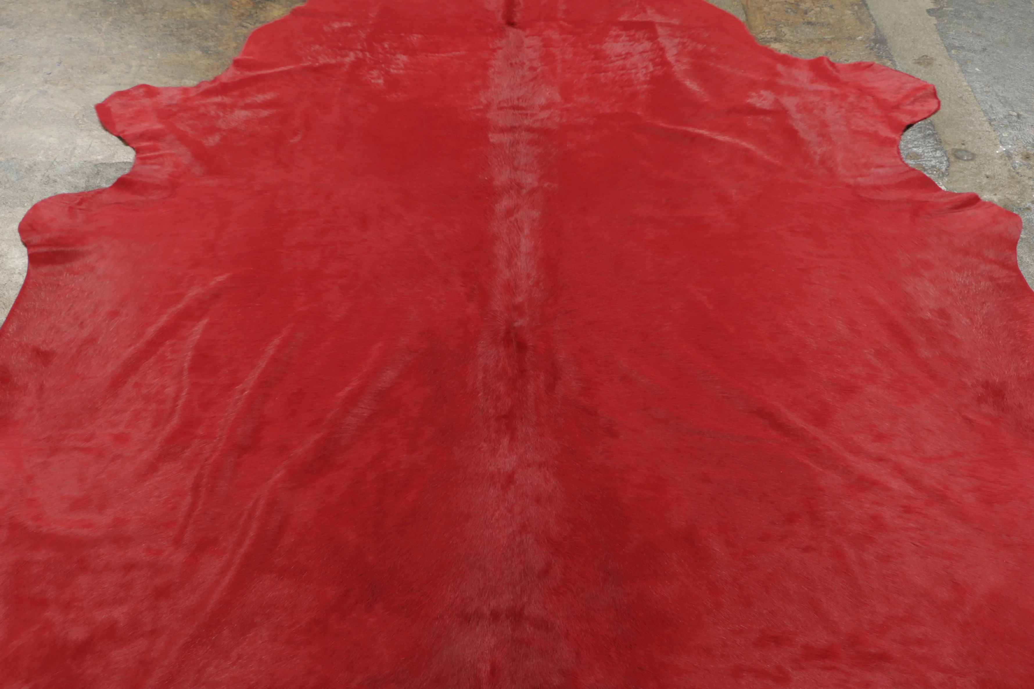 Contemporary Cowhide Solid Rug