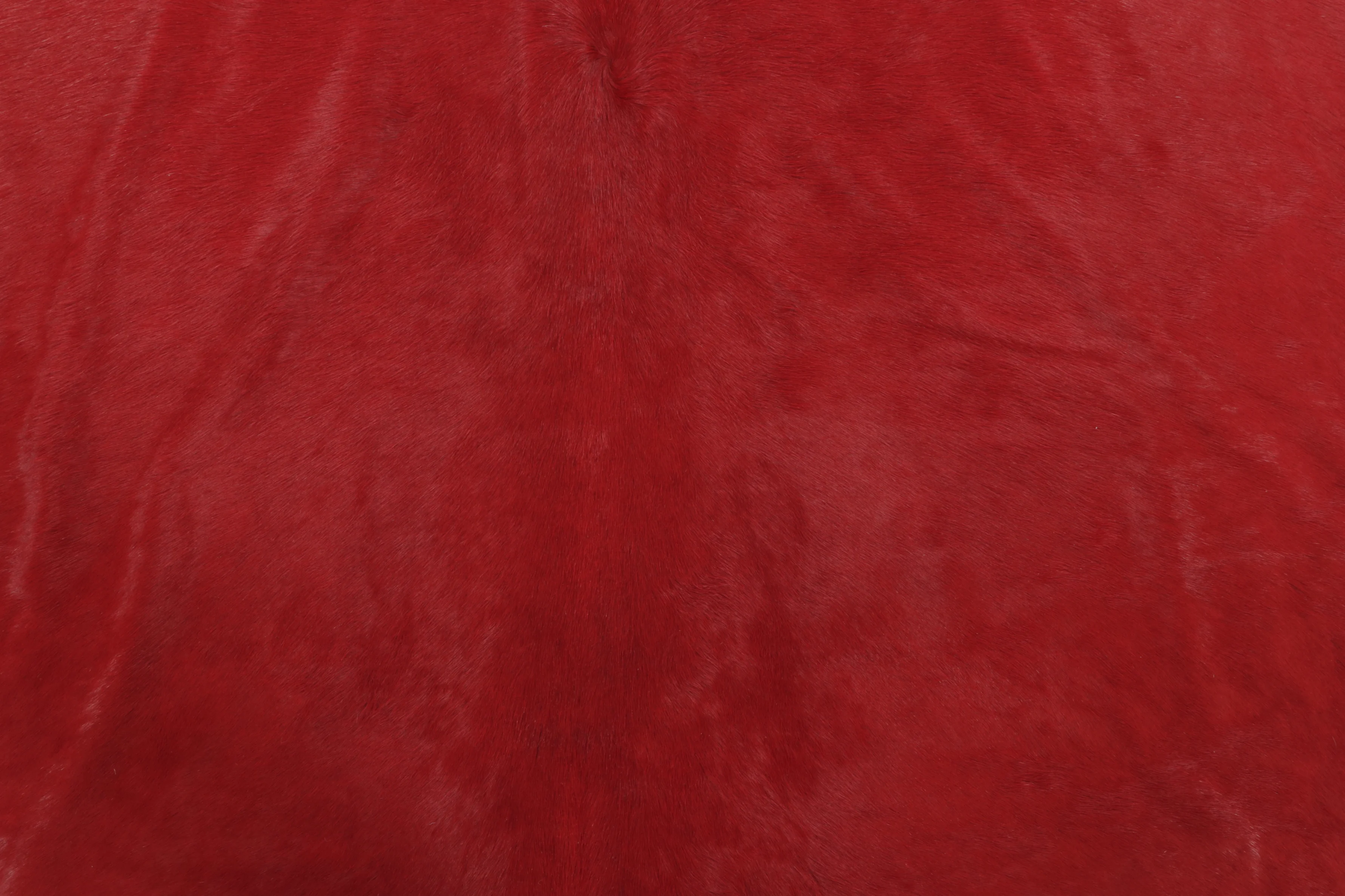 Contemporary Cowhide Solid Rug