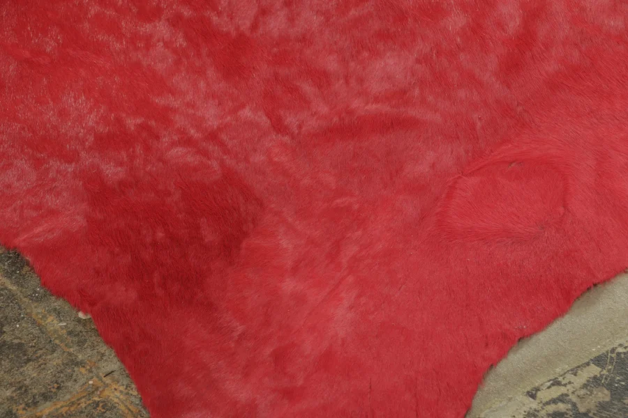 Contemporary Cowhide Solid Rug