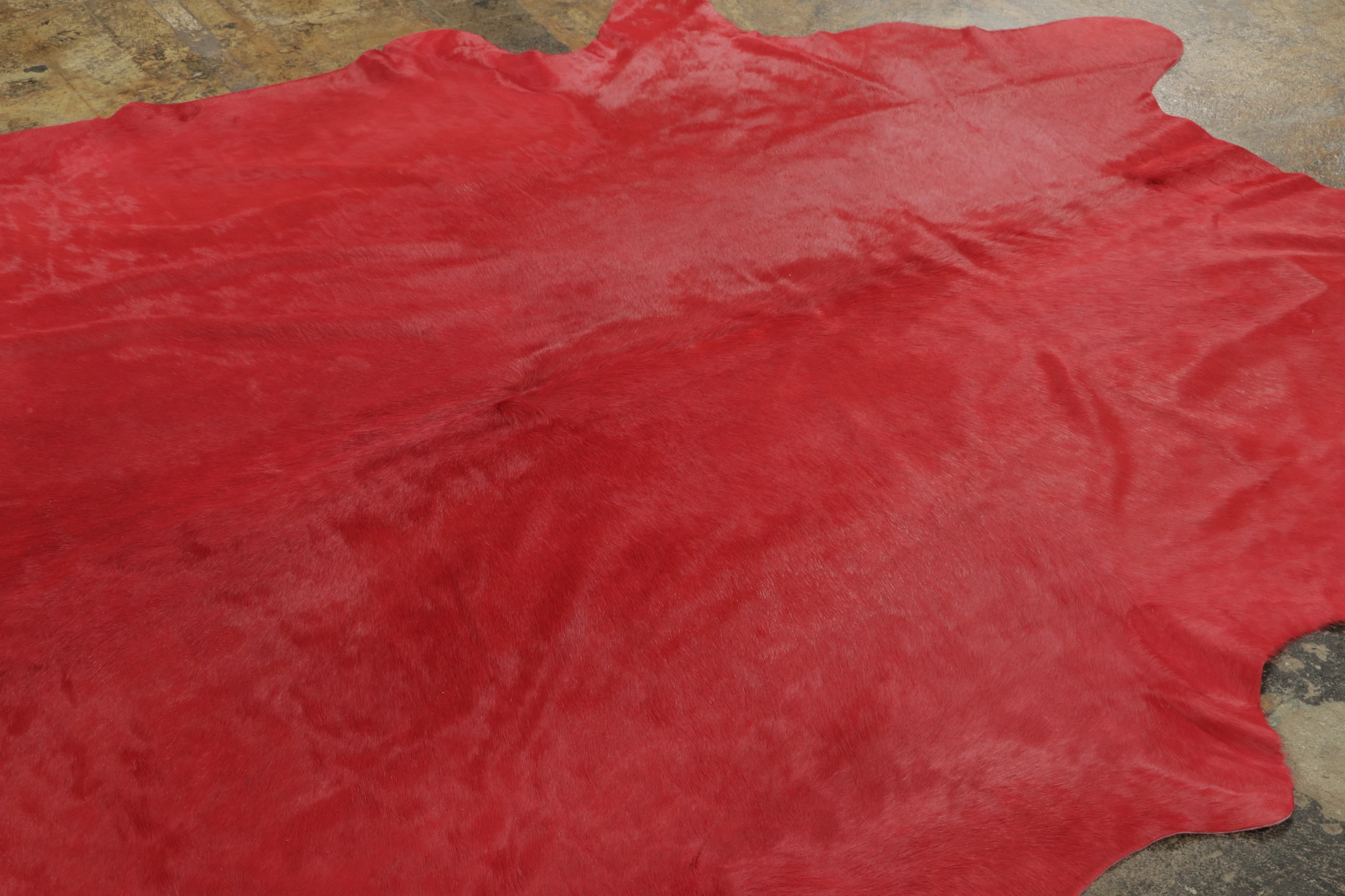 Contemporary Cowhide Solid Rug
