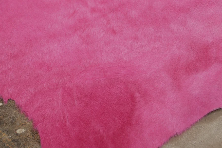 Contemporary Cowhide Solid Rug