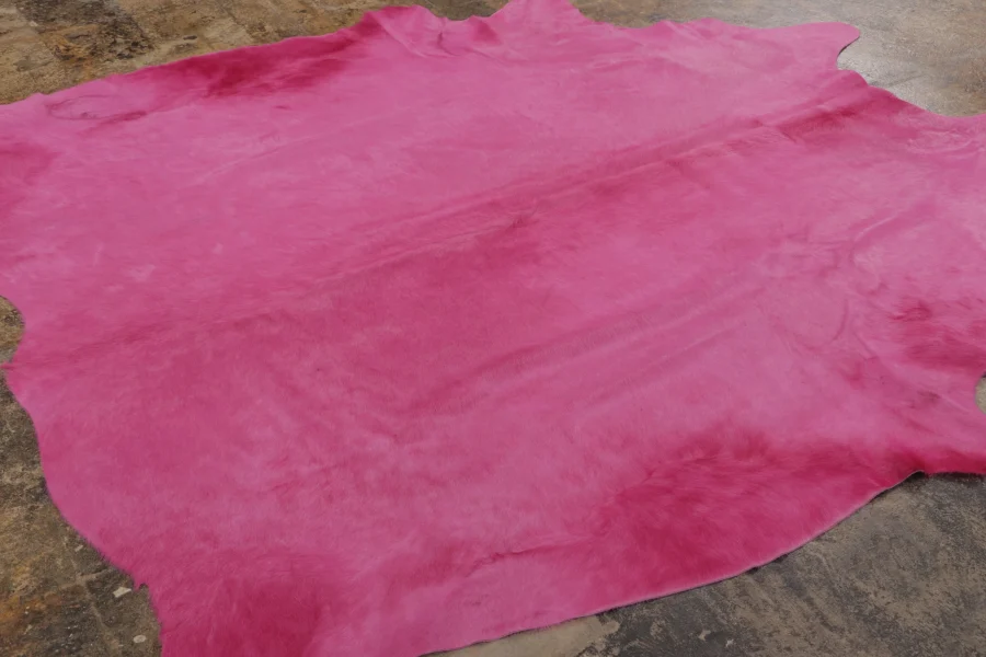 Contemporary Cowhide Solid Rug