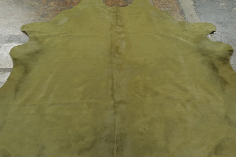 Contemporary Cowhide Solid Rug