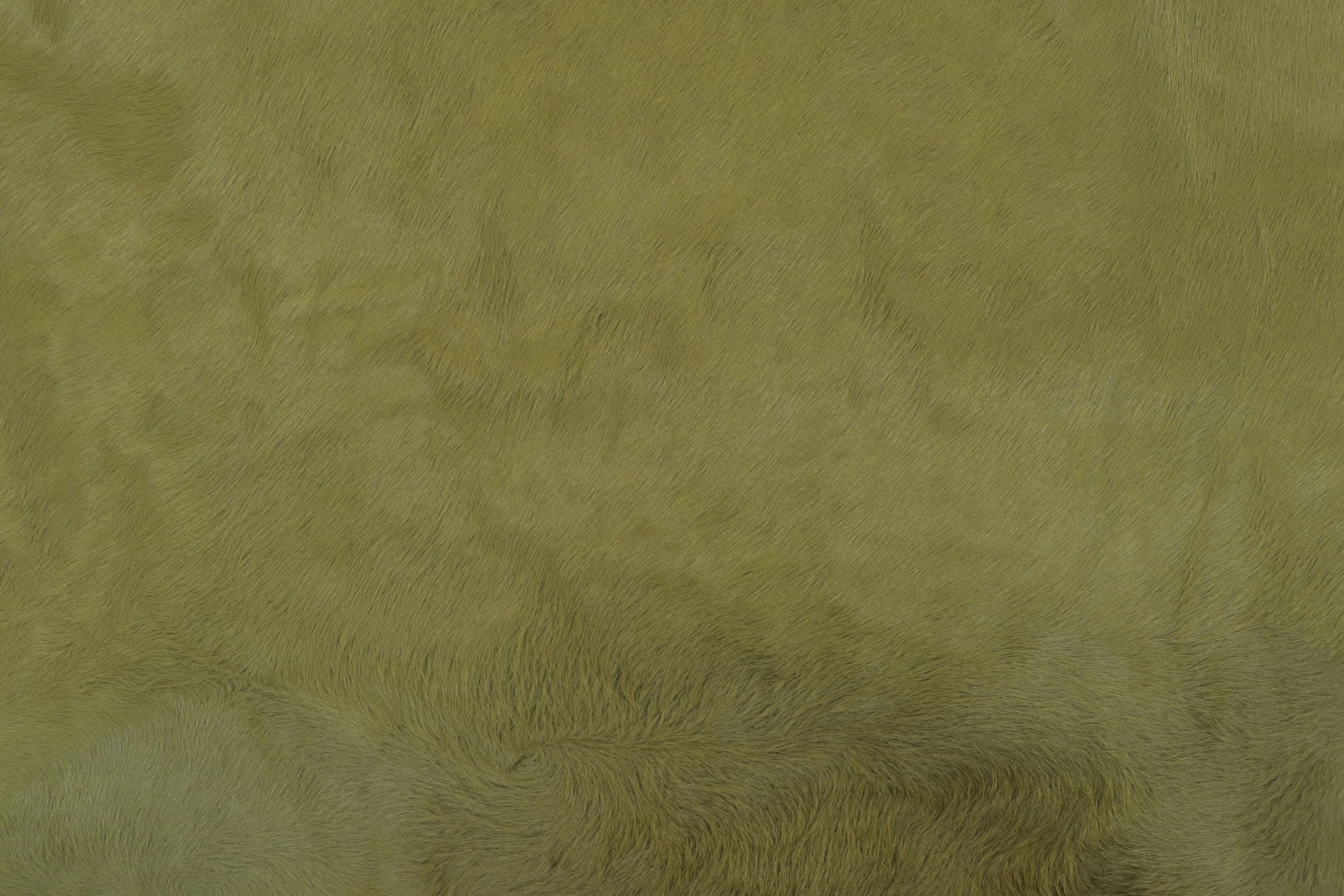 Contemporary Cowhide Solid Rug
