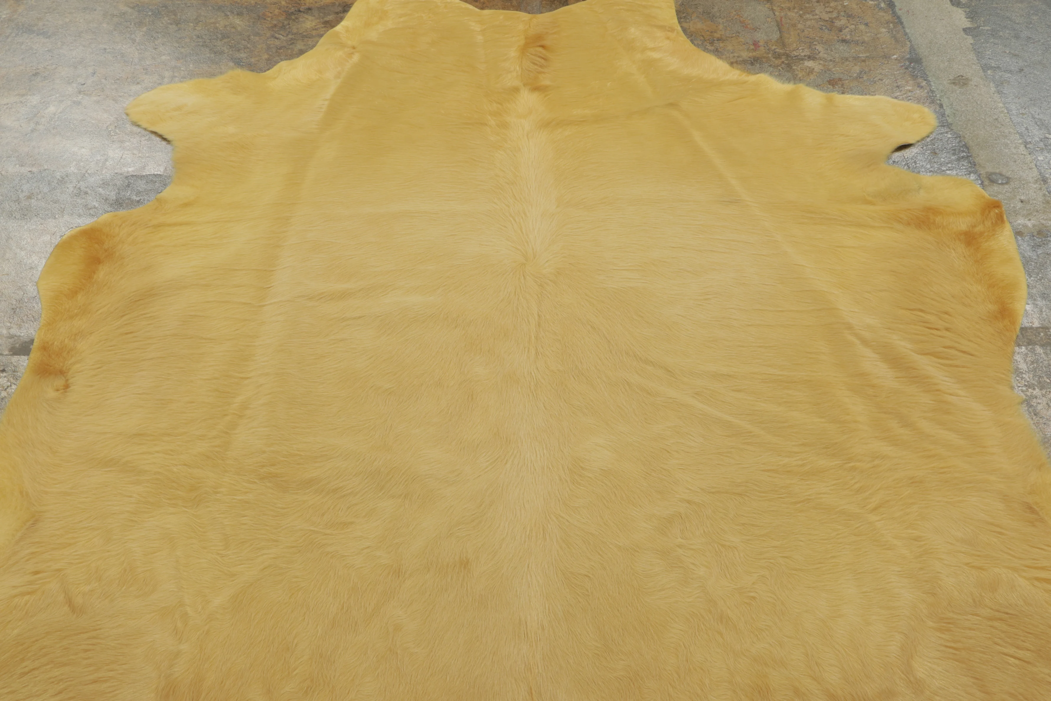 Contemporary Cowhide Solid Rug