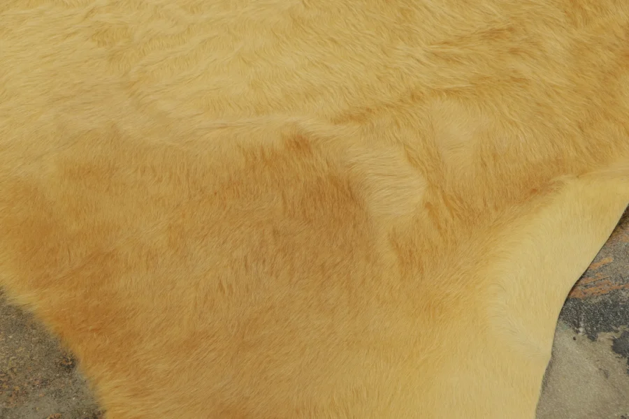 Contemporary Cowhide Solid Rug