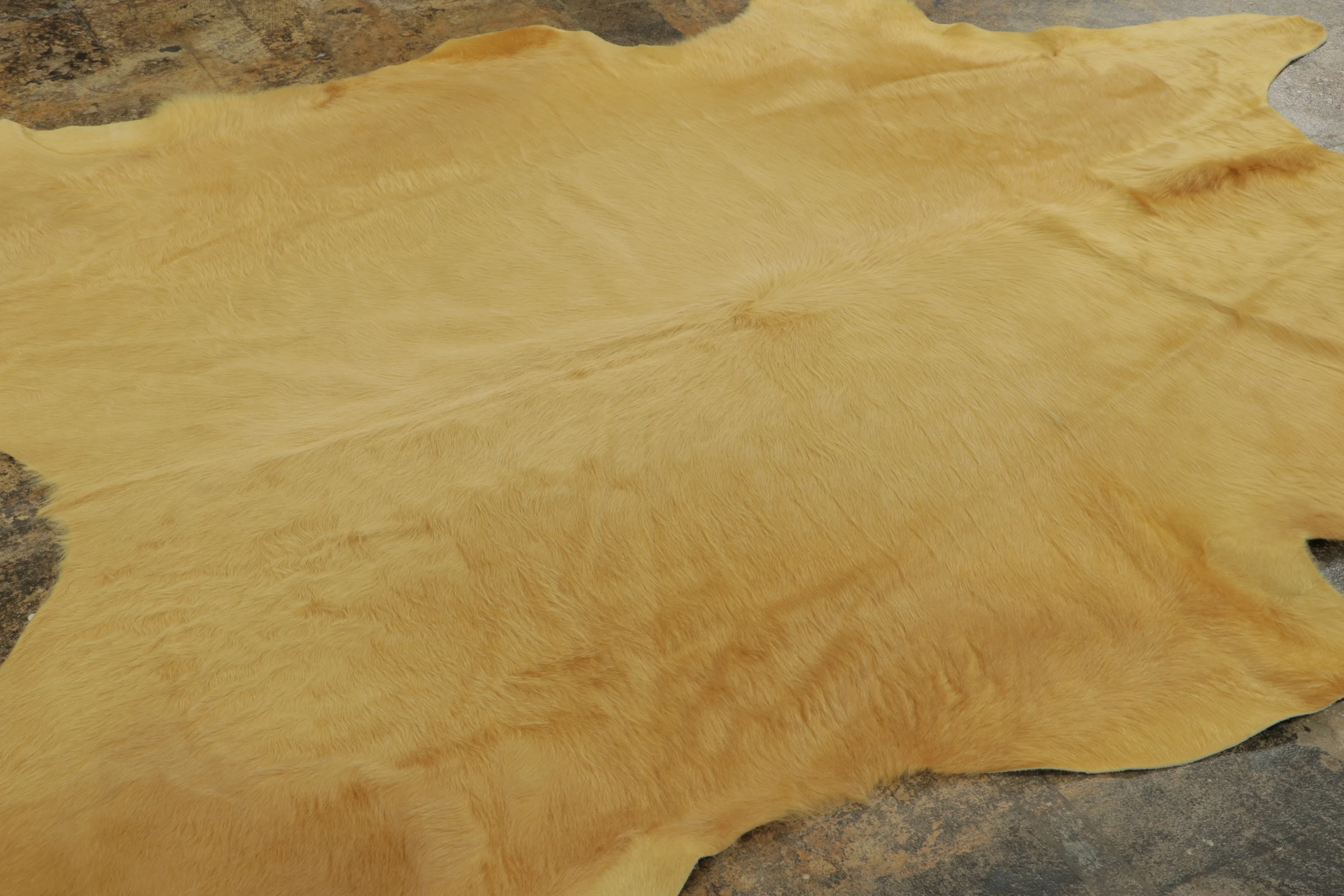 Contemporary Cowhide Solid Rug