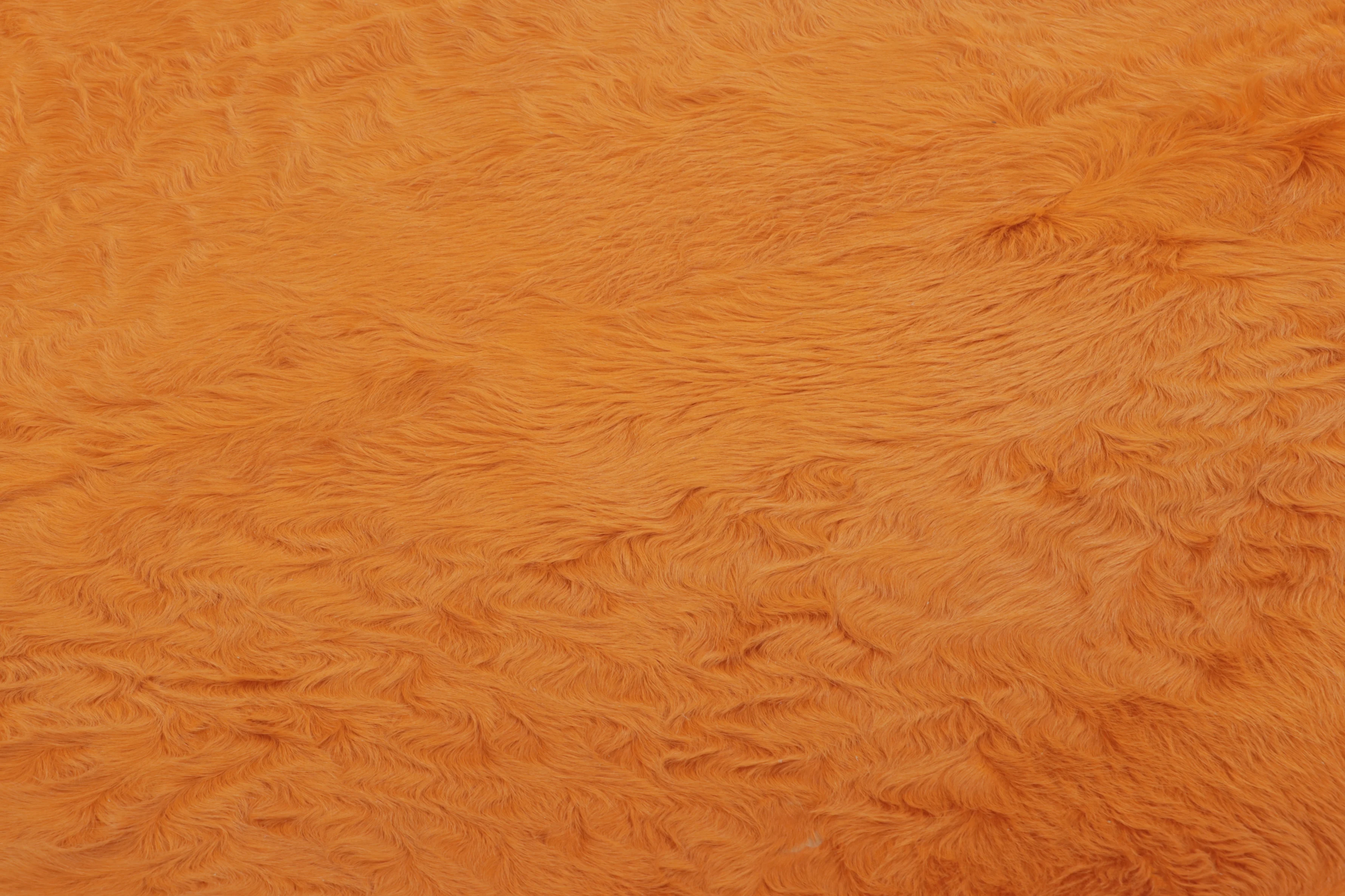 Contemporary Cowhide Solid Rug