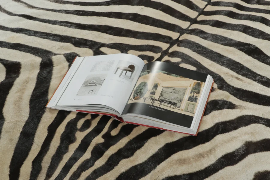 Contemporary Burchell Zebra Hide