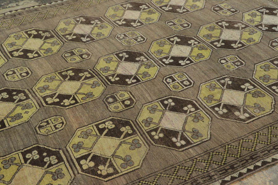 Vintage Bokhara Geometric Rug
